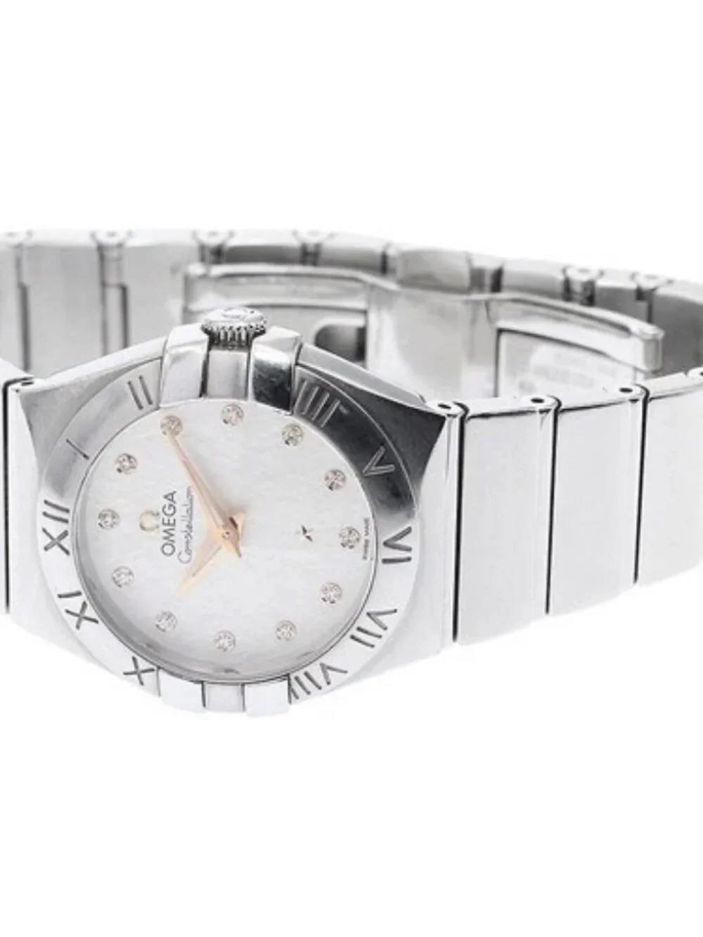 OMEGA Constellation 123.10.27.60.52.001 12P diamond Quartz Ladies Watch_964929